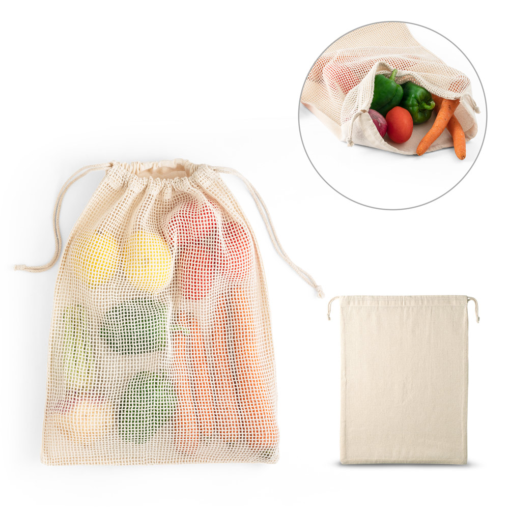 Cotton Mesh Food Bag - Bowes - Packington