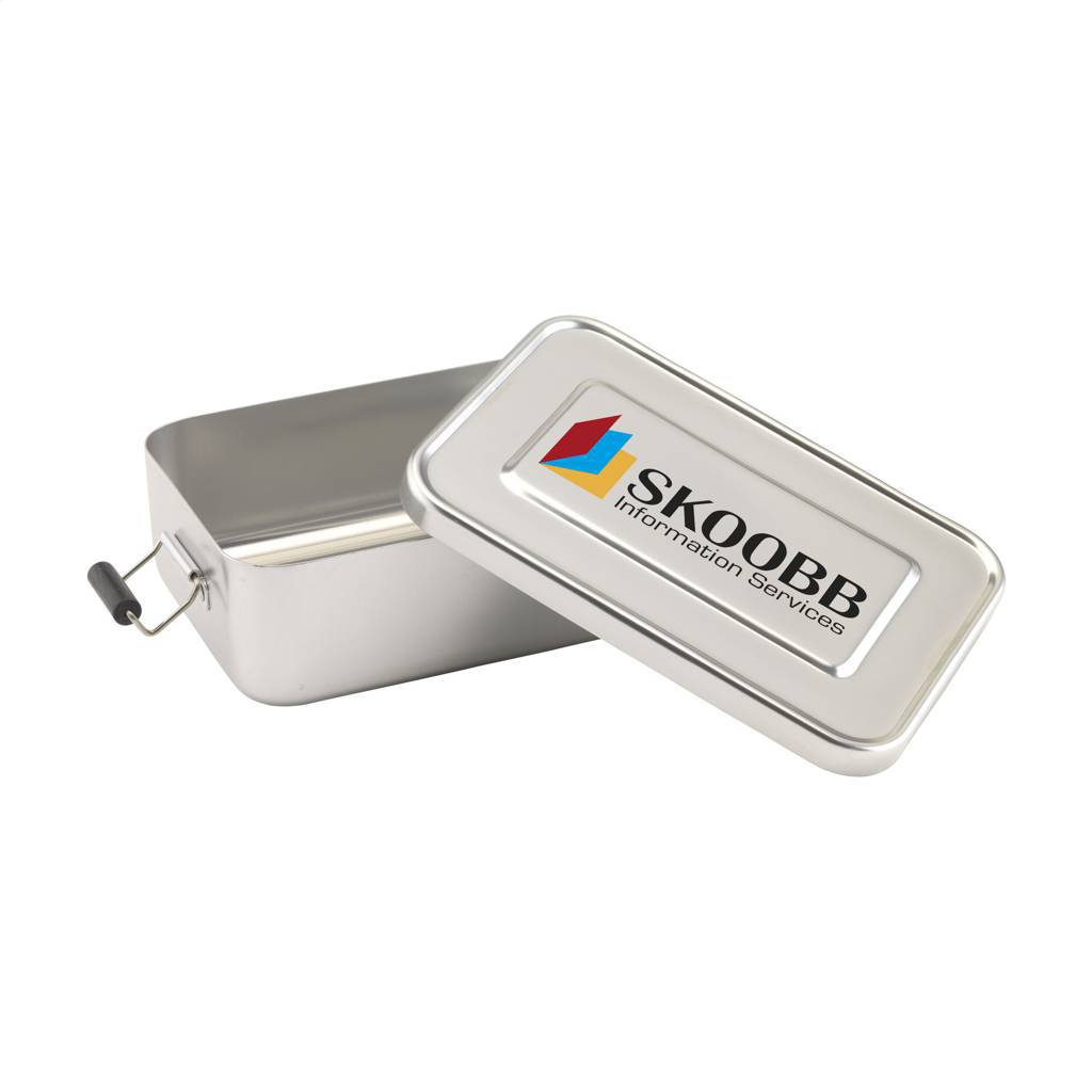 Retro Aluminium Lunchbox with Separator - Biggleswade