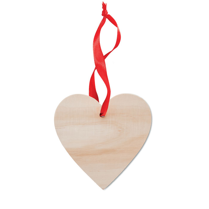 Heart Shaped Wooden Decoration Hanger - Lockerbie