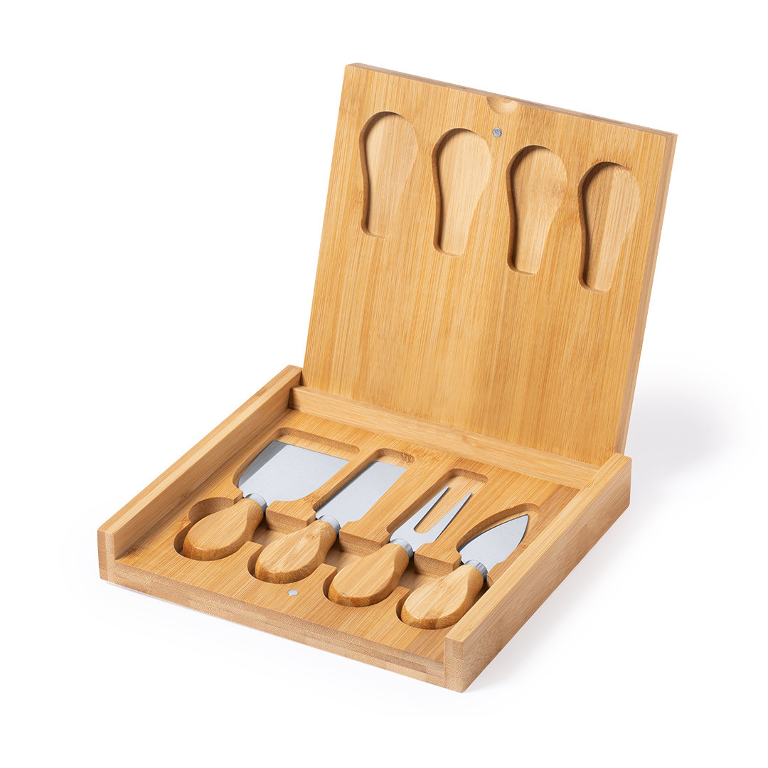Deluxe Cheese Set made of Bamboo - Stilton - Eccleston