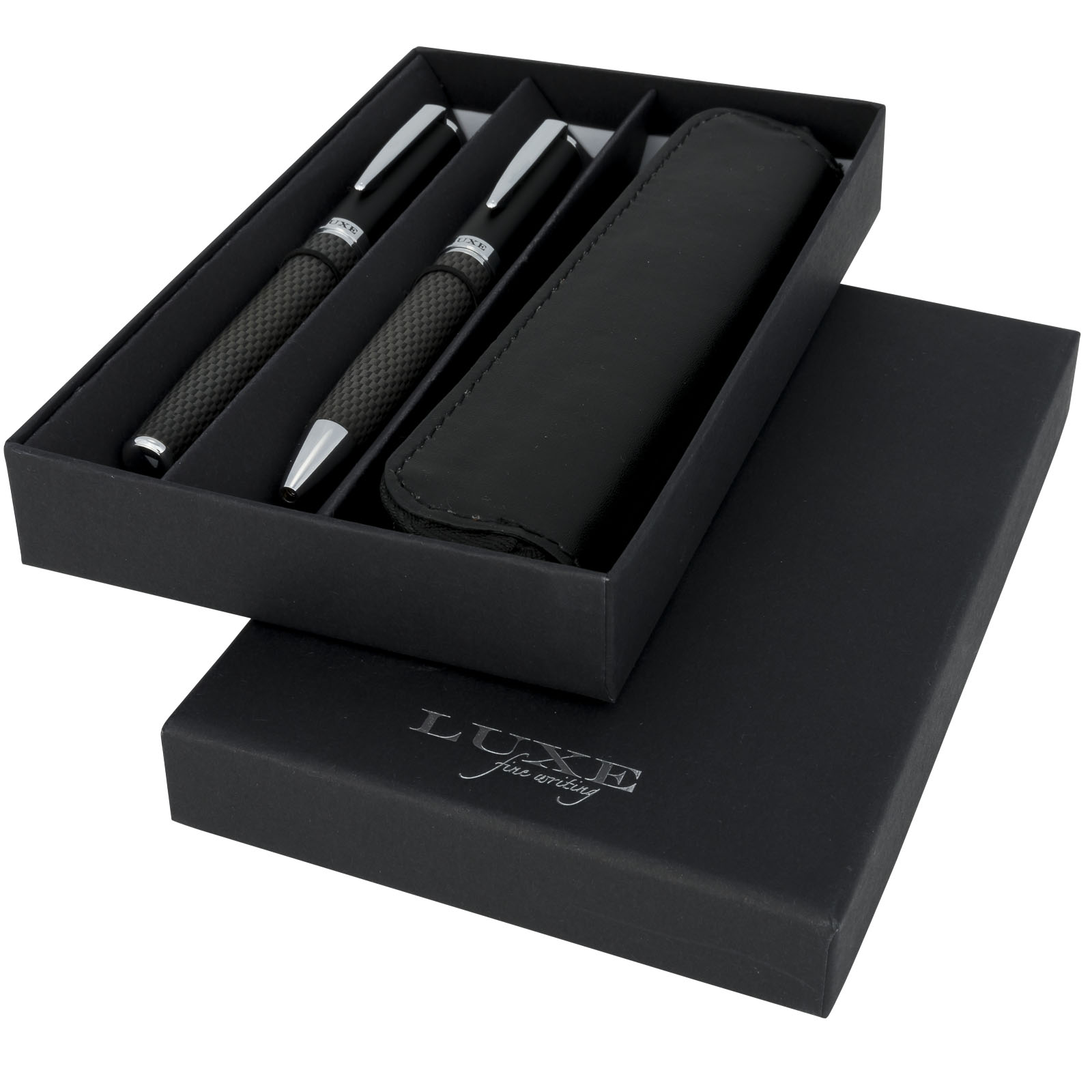 Black Carbon Pen Set - East Bridgford - Hinckley