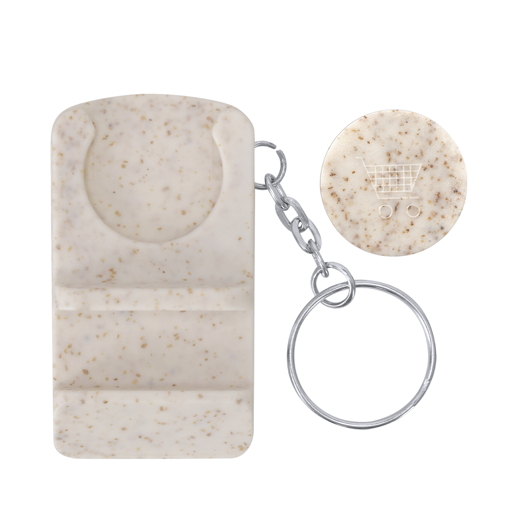 NaturalCart Coin Keychain - Pudsey