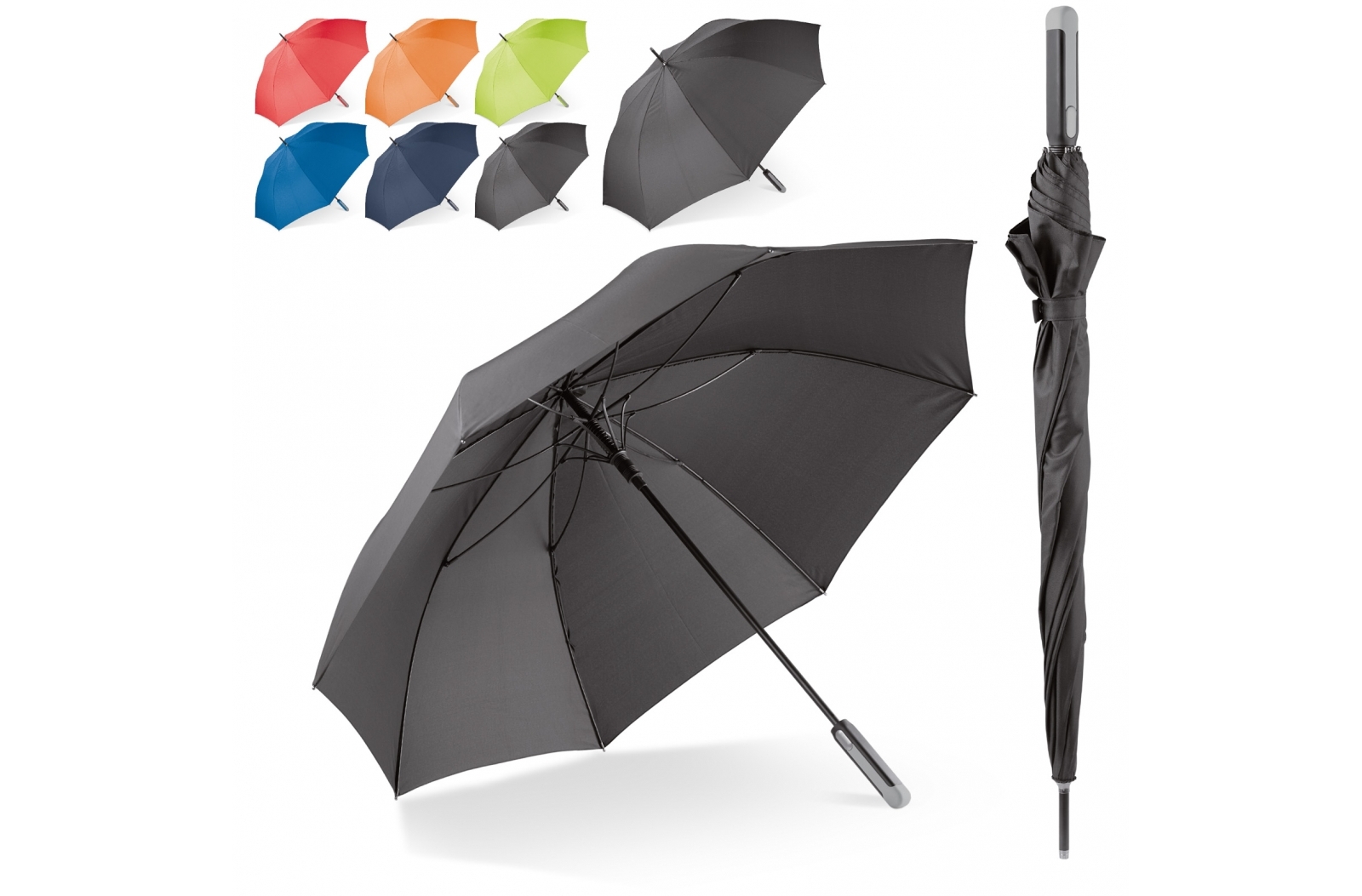Large Windproof Umbrella with Ergonomic Handle - Beckley
