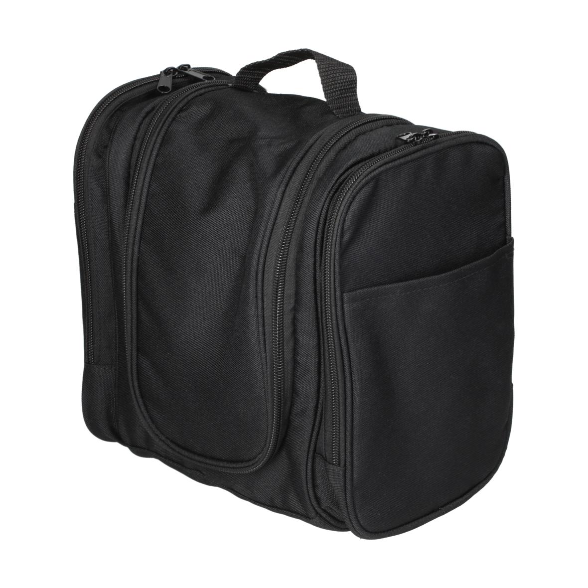 Black Polyester Toiletry Bag - Great Oakley