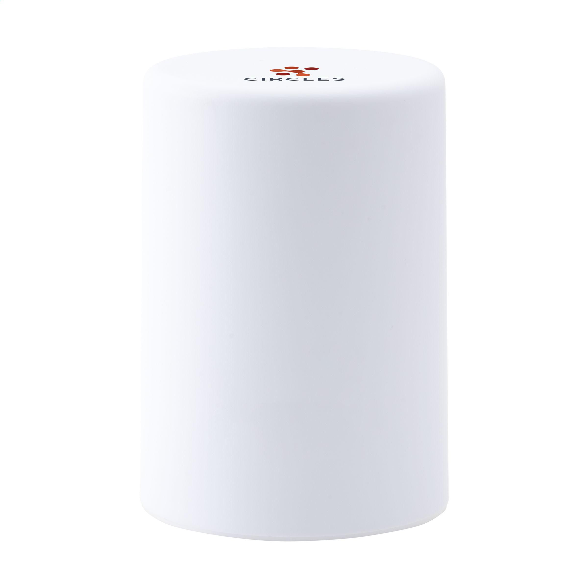 Luminous Aura Mood Lamp - St Helens printed with logo