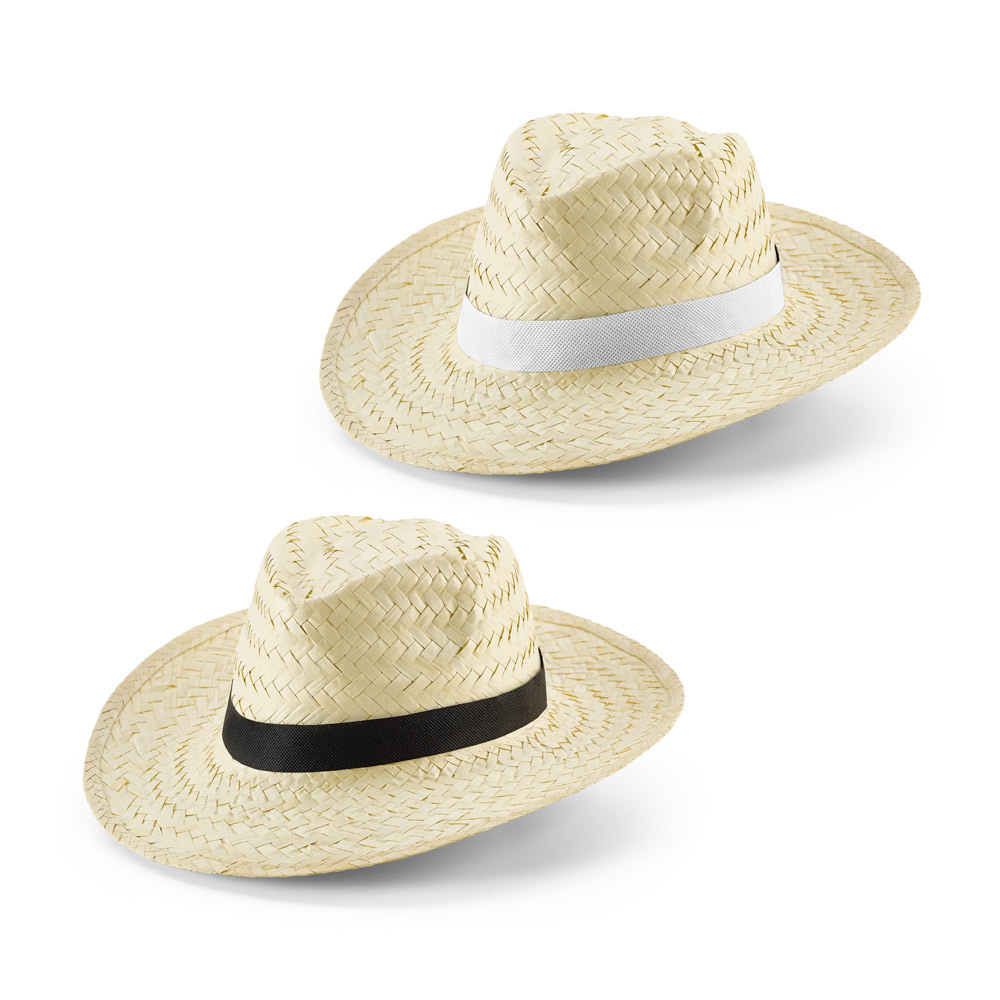 Ribboned Straw Hat - Tissington - Godmersham
