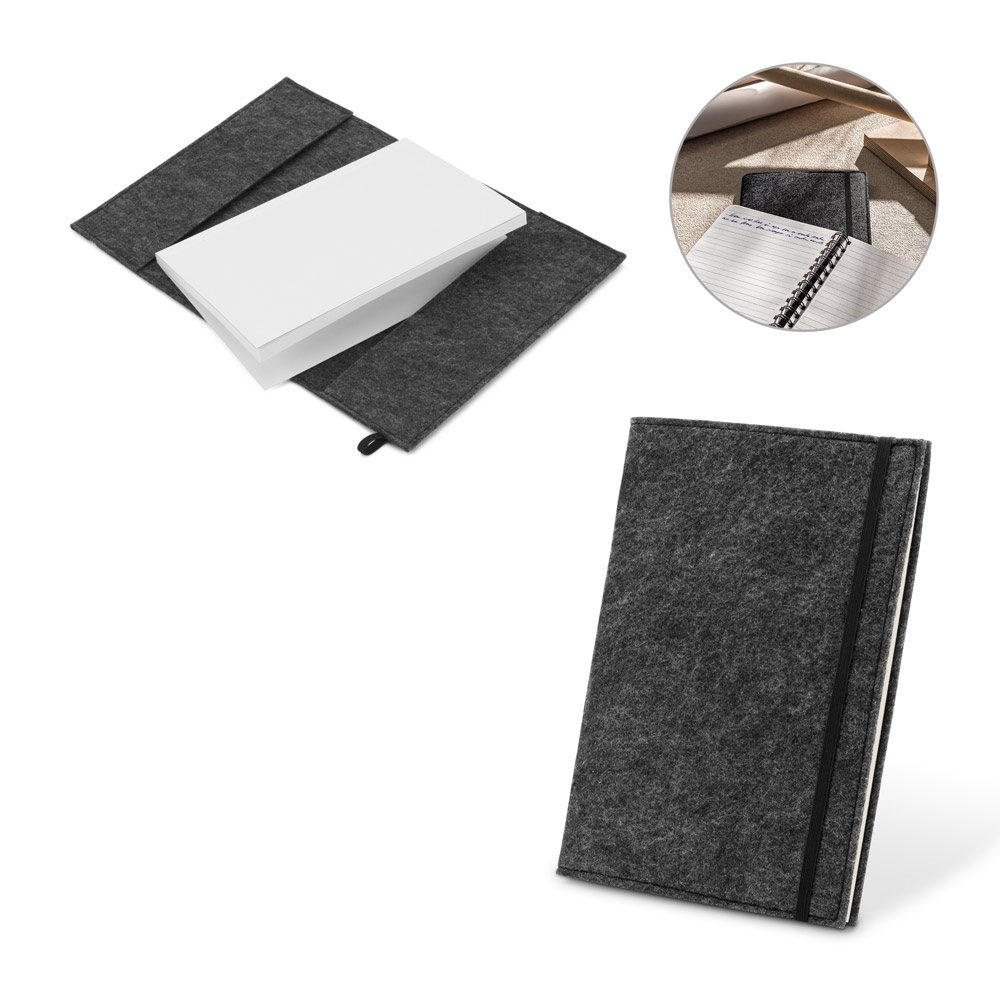 Eco-Felt A5 Recycled Notepad - Abbotswood