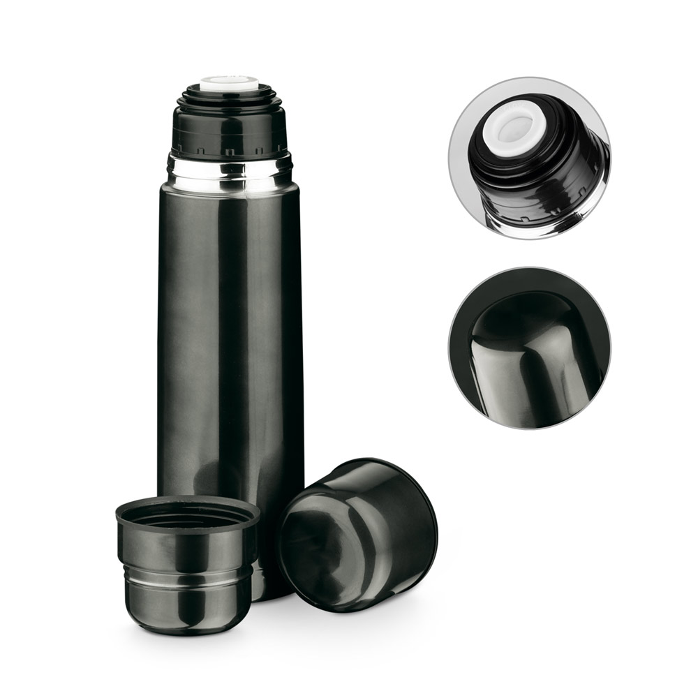 Stainless Steel Vacuum Insulated Thermos Flask 750ml - Little Wratting - Kings Norton