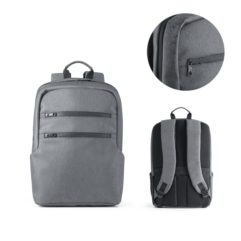 Waterproof Two-Tone Nylon Computer Backpack - Elsdon - Ab Kettleby