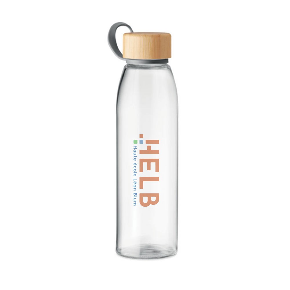 Bamboo Lid Glass Bottle - Cholsey