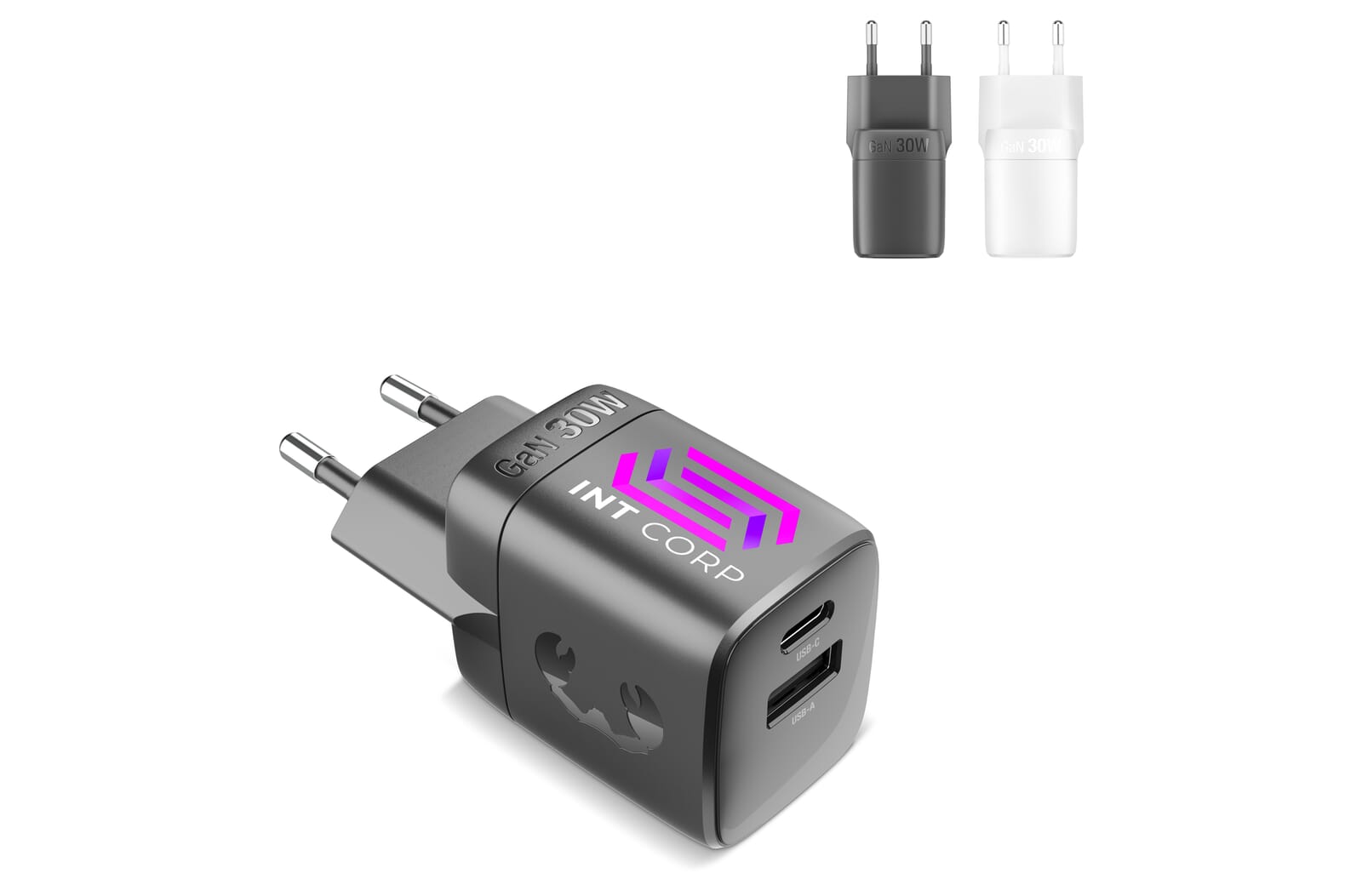 TechCharger 30W DuoPower - Wick printed with logo