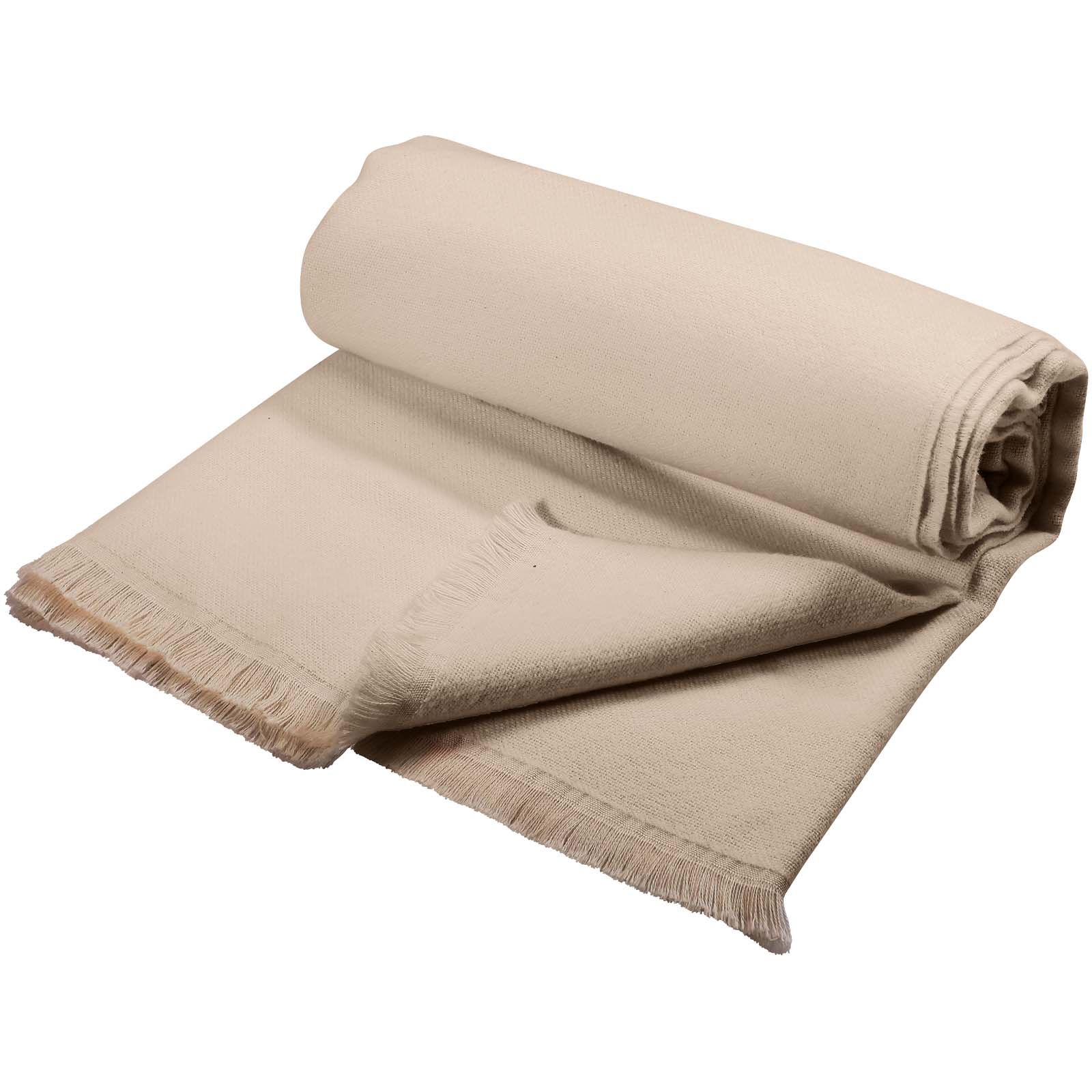 Citizen Green Axel organic cotton blanket, 130 × 140 cm, with logo