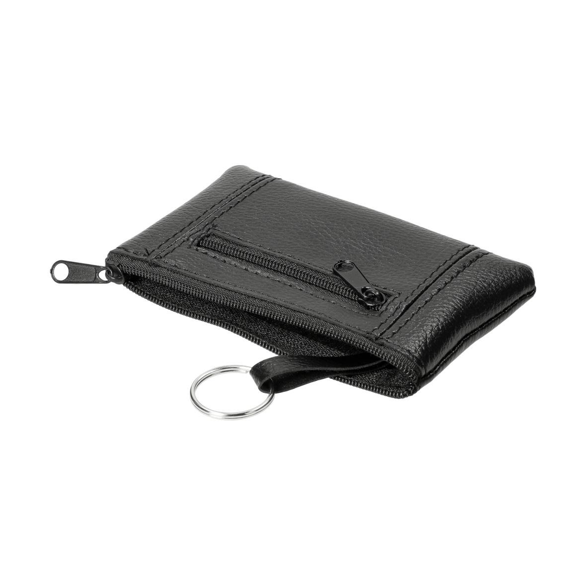 Key case with key ring, made with a leather effect - Rodborough