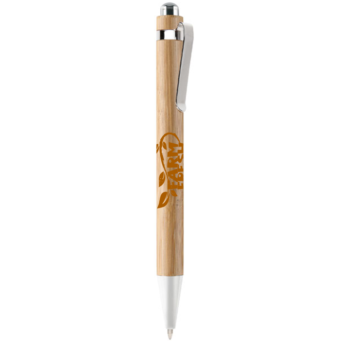 Personalisierter Kugelschreiber aus Bambus - Basti