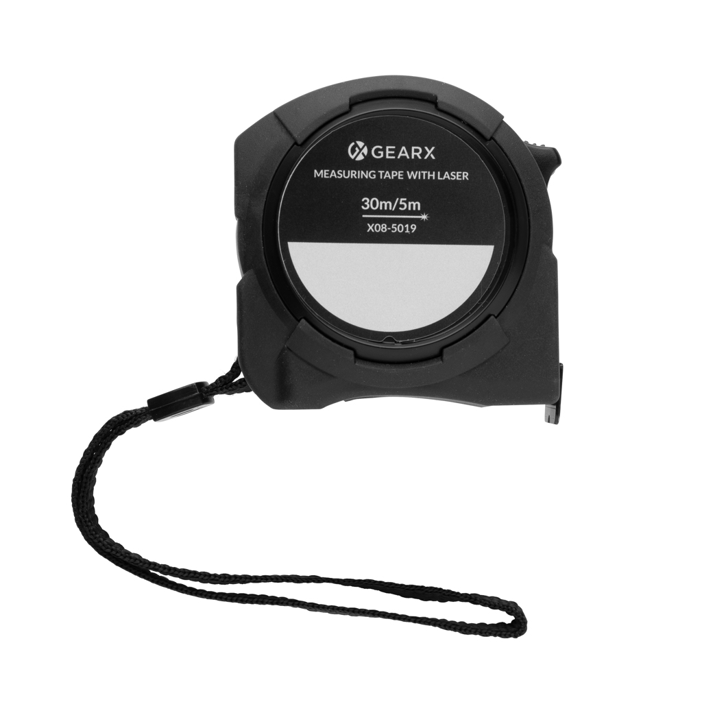 Premium Laser Measuring Tape with Integrated LCD Screen - Warwickshire