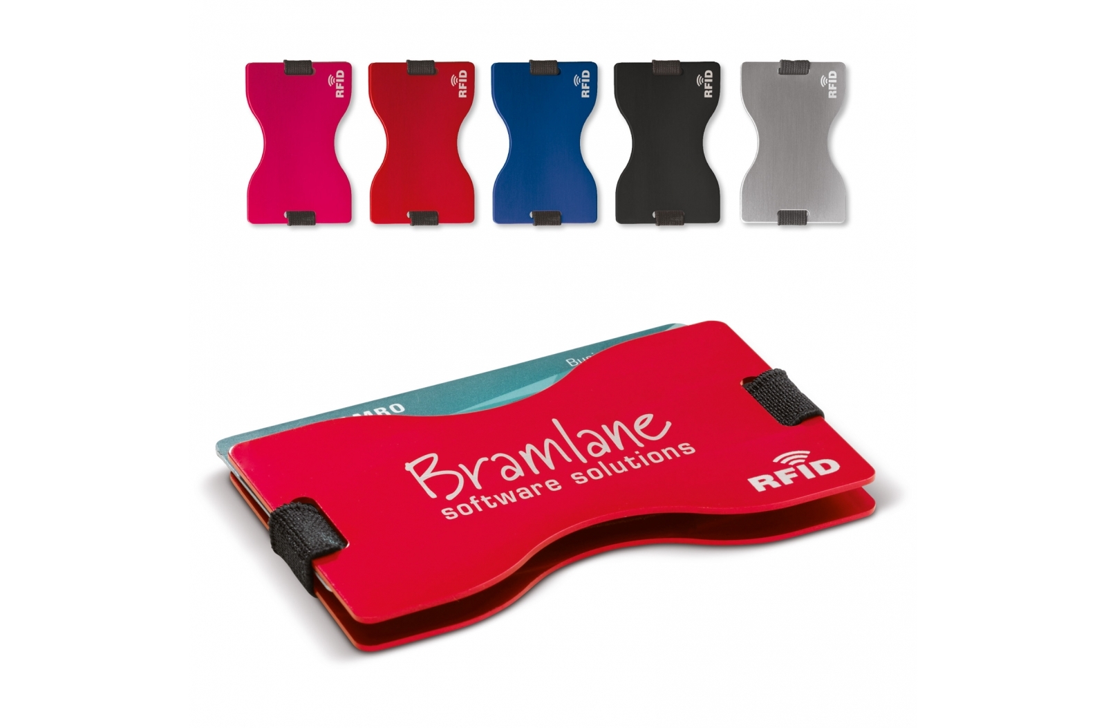 Aluminium RFID-Blocking Card Holder - Market Drayton