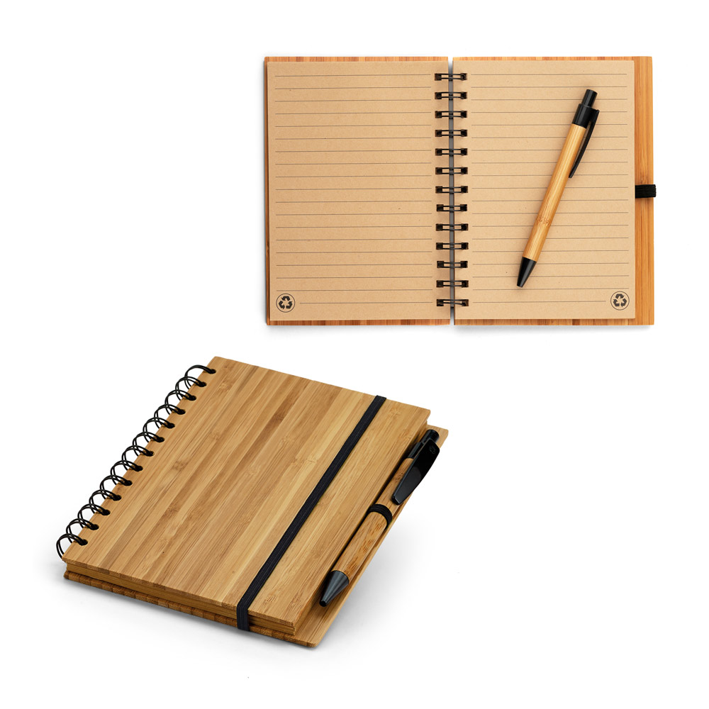 Spiral-Bound Notepad made of Bamboo - Ampleforth - Warminster