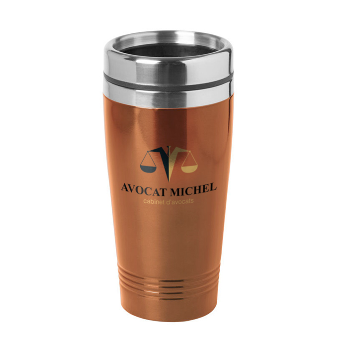 Stainless Steel Double Wall Insulated Cup 450ml - Bovey Tracey