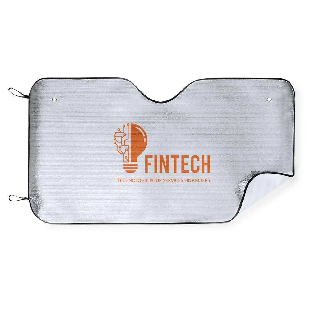 Personalisierter Autosonnenschutz aus Aluminium 130 x 70 cm - Jane