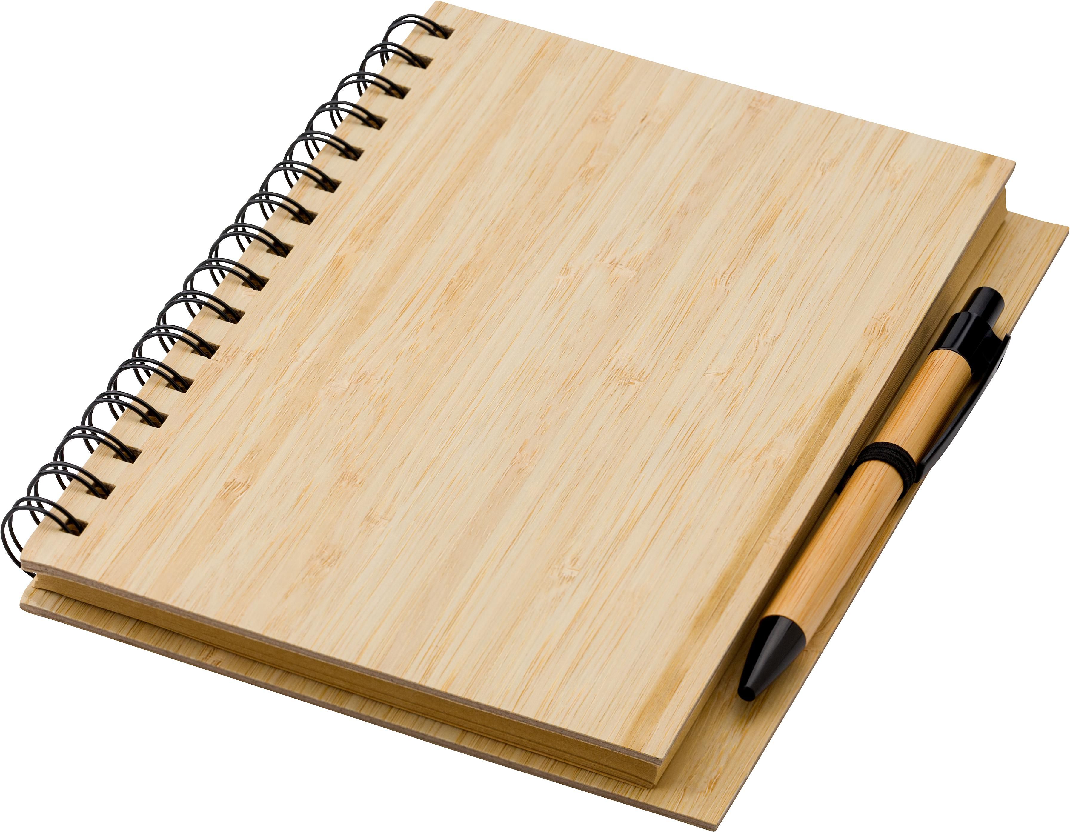 Bambus Notizbuch mit Stift - Wettin-Löbejün