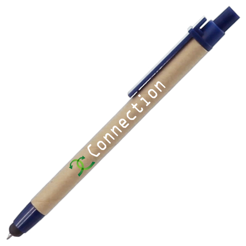 A ballpoint pen made of recycled cardboard with a push-up mechanism - Daventry