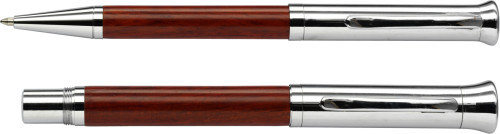 Rosewood and Metal Writing Set - Inverkeithing