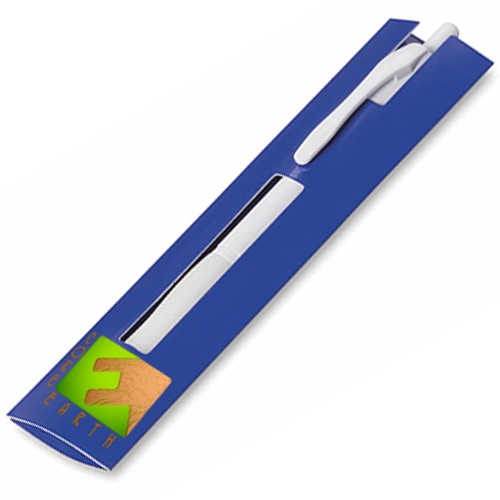 Brightly Colored Cardboard Ball Pen Sleeve with Window Design - Southborough