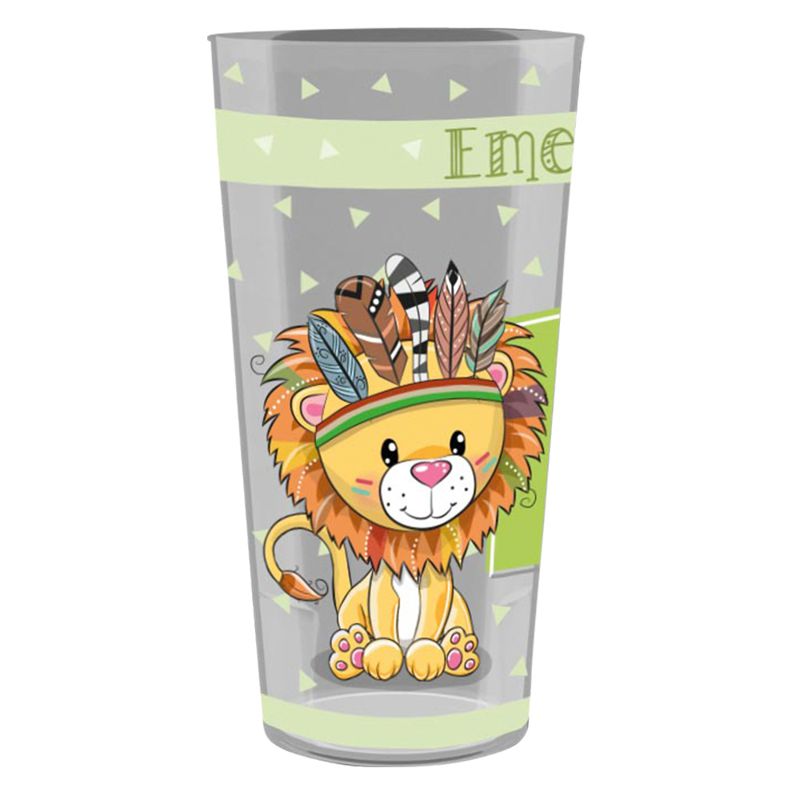 Personalized school cup with name 33 cl - Lion Sioux