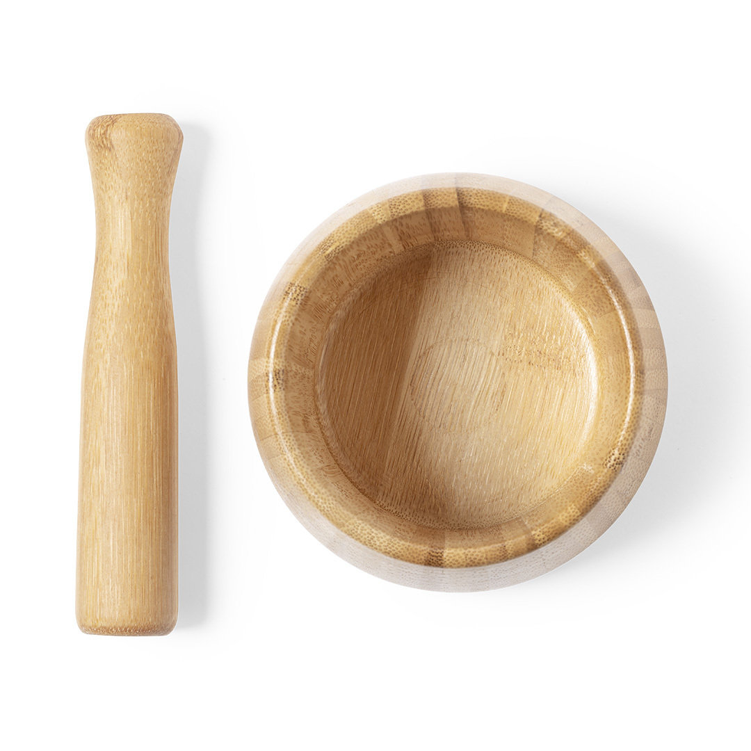 Bamboo Mortar with Pestle - Upper Benefield - Enstone