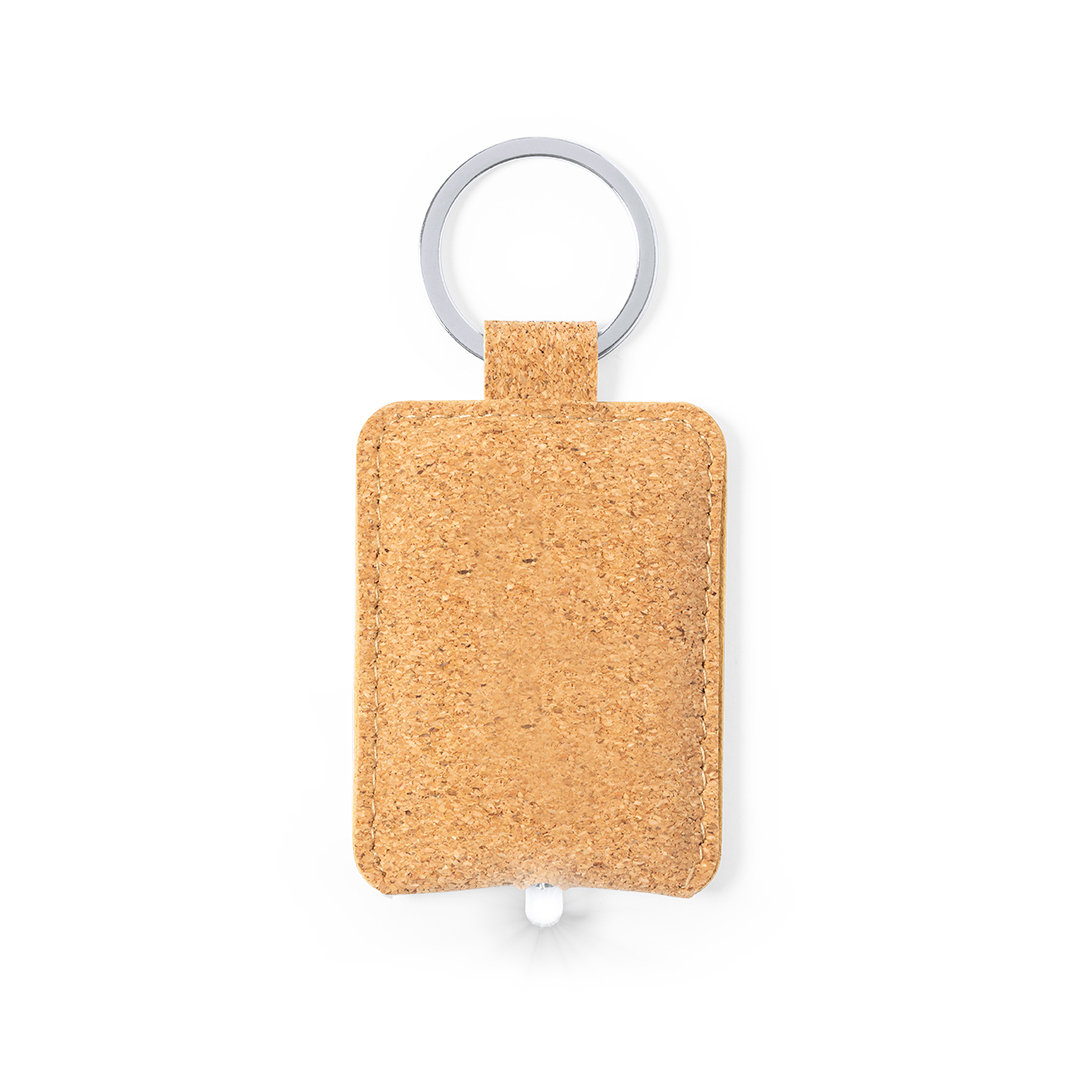 Natural Cork Flashlight Keychain - Egerton
