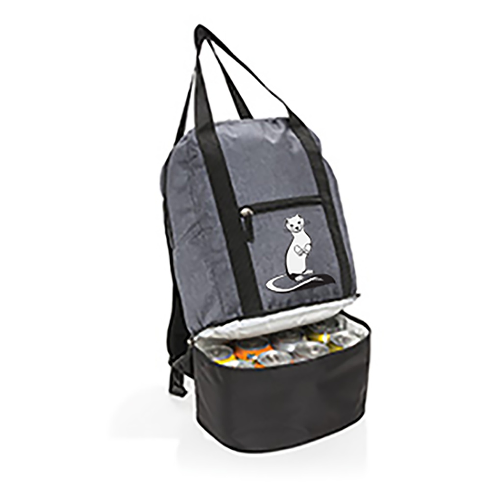 Mochila de poliéster bicolor con compartimento para enfriador - Cadeby