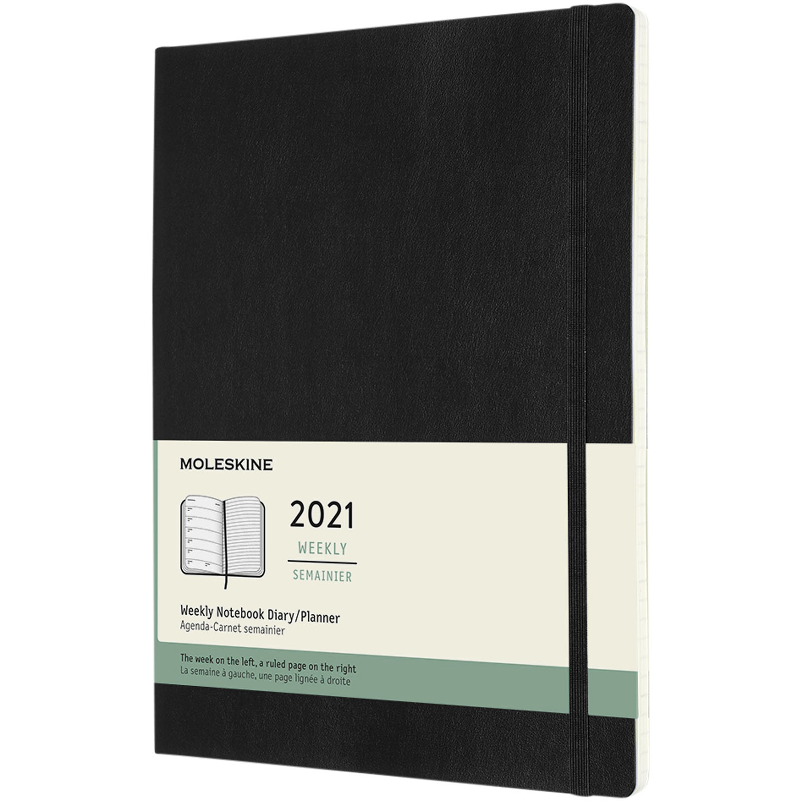 Moleskine 12-month XL soft cover diary