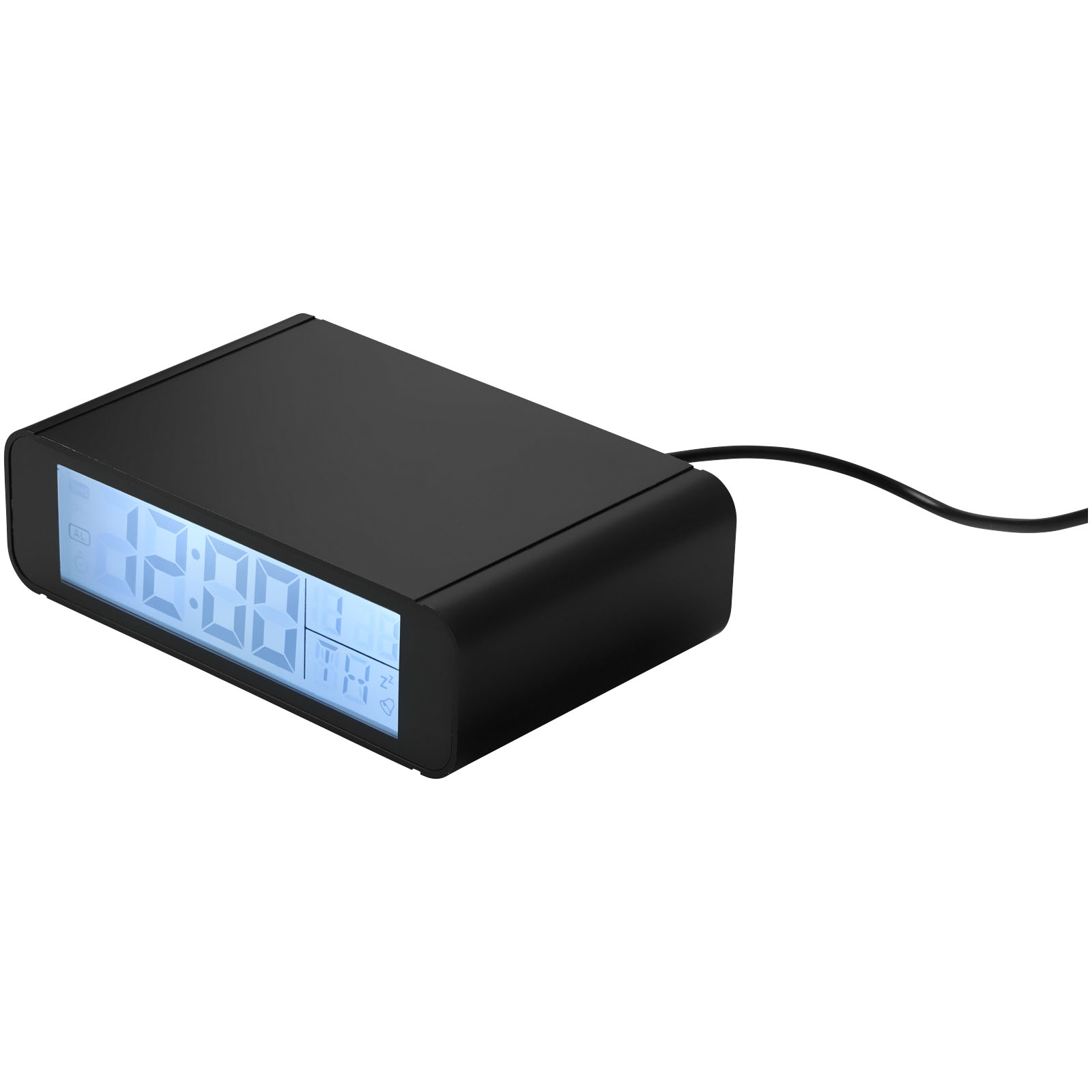 This is a clock that not only displays seconds but also supports wireless charging. Additionally, it features an alarm function. - Great Packington