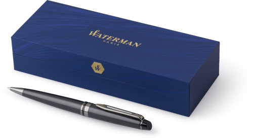 Waterman Expert Blue Metal Ballpoint Pen - Findon - Corfe Castle