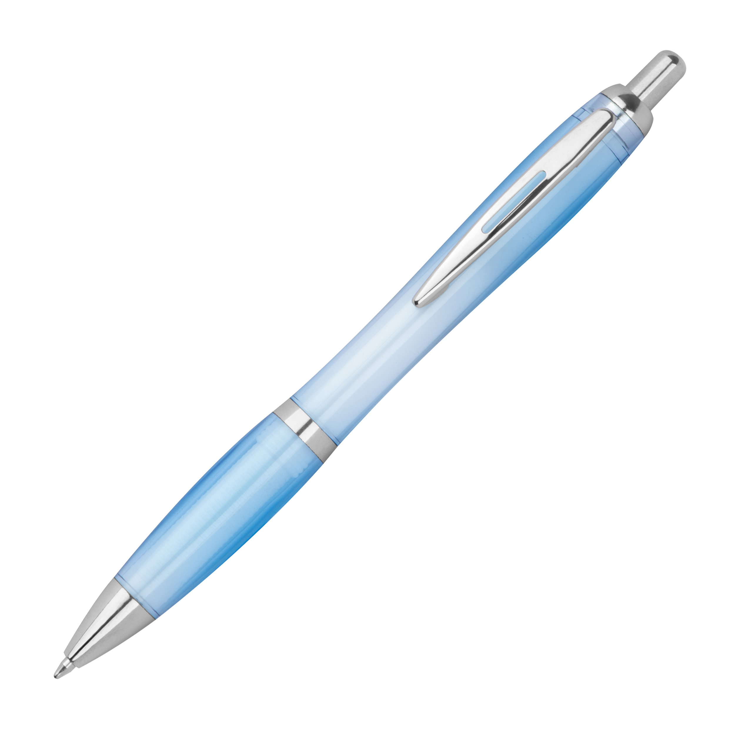 Eco Translucent Silver Pen - Rosehearty