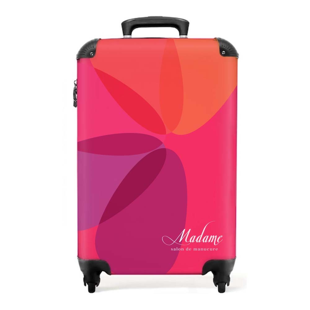 Stylish Transparent Front Suitcase - Maiden Newton