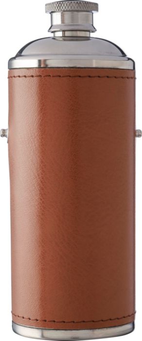 Recycled Stainless Steel Flask with Cups and Sleeve - Northiam