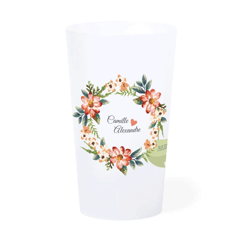 Customized wedding goblet 33 cl - Cupid