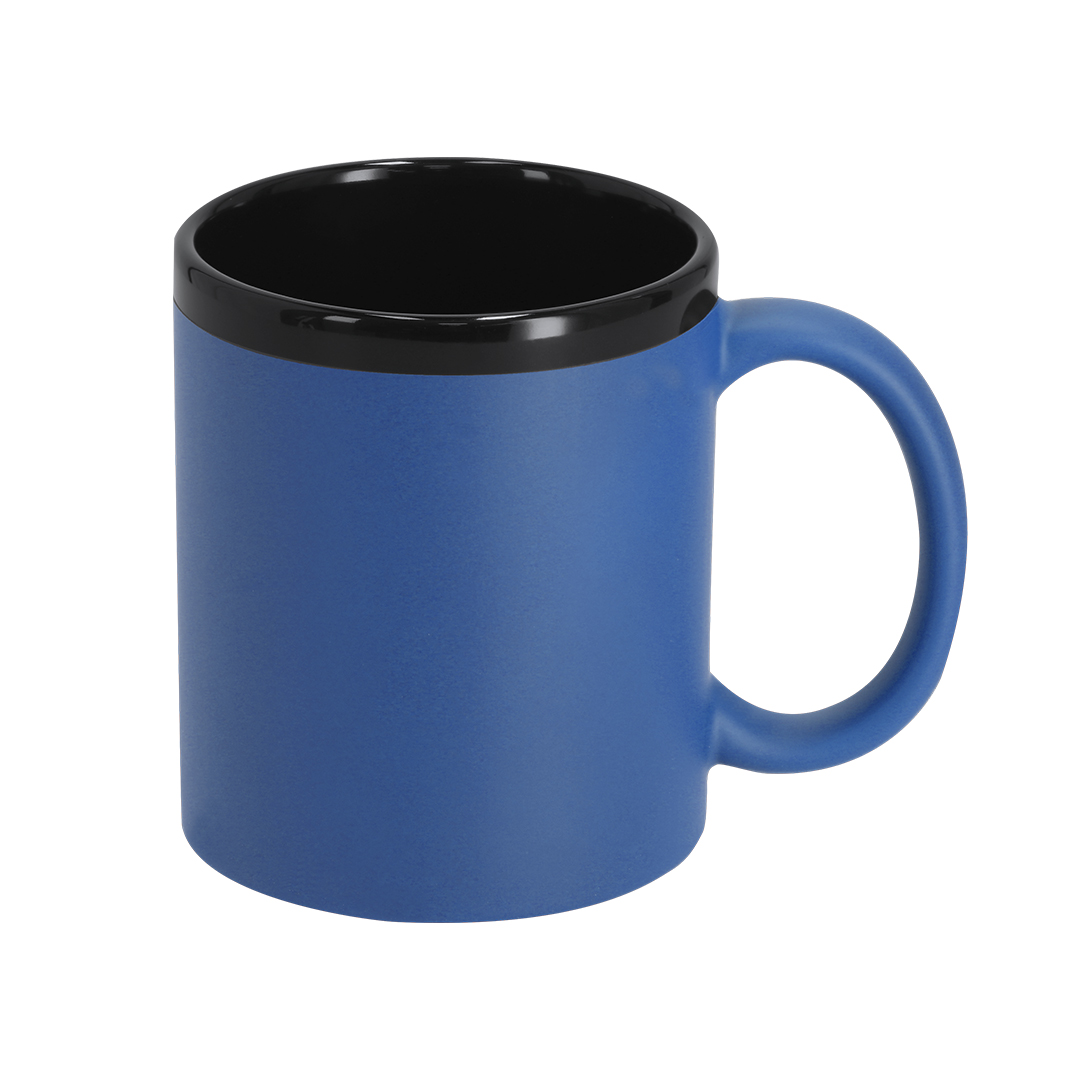 Black & Color Accent Ceramic Mug - Benbecula