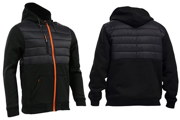 Padded Chest Jacket with Detachable Zip Pullers - Odiham