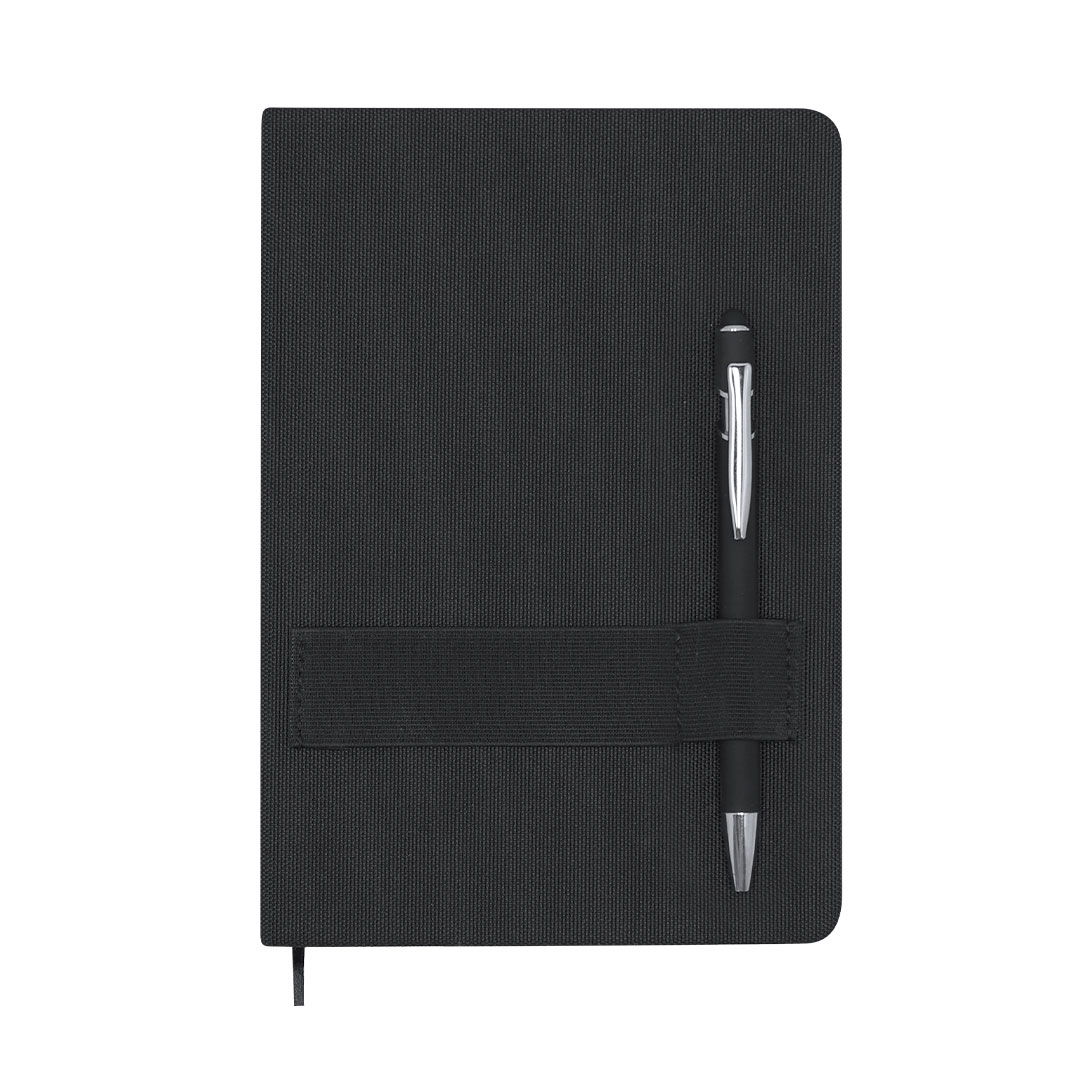 Elegant Eco Notebook with Pen - Ramsgate printed with logo