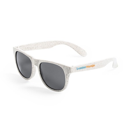 Nature Line UV400 Schutz-Sonnenbrille mit Weizenstroh-Rahmen - Siegburg