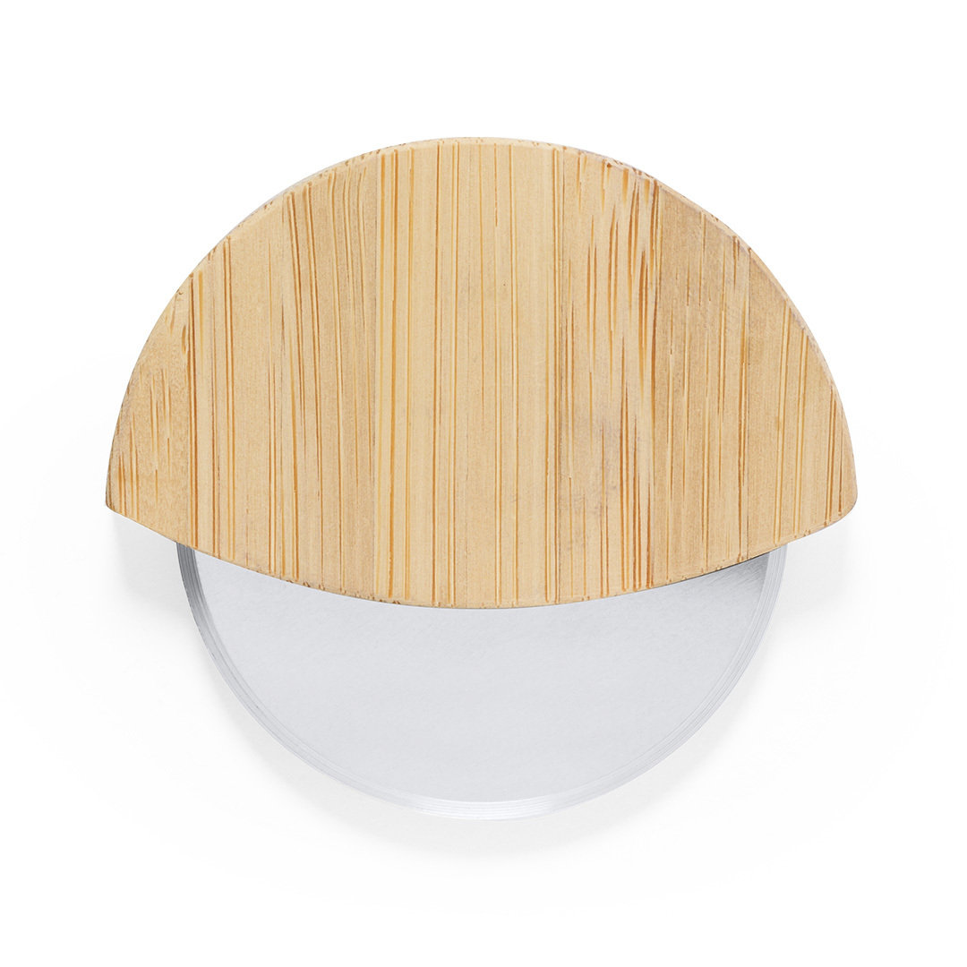 Nature Line Bamboo Handle Pizza Cutter - West Lulworth
