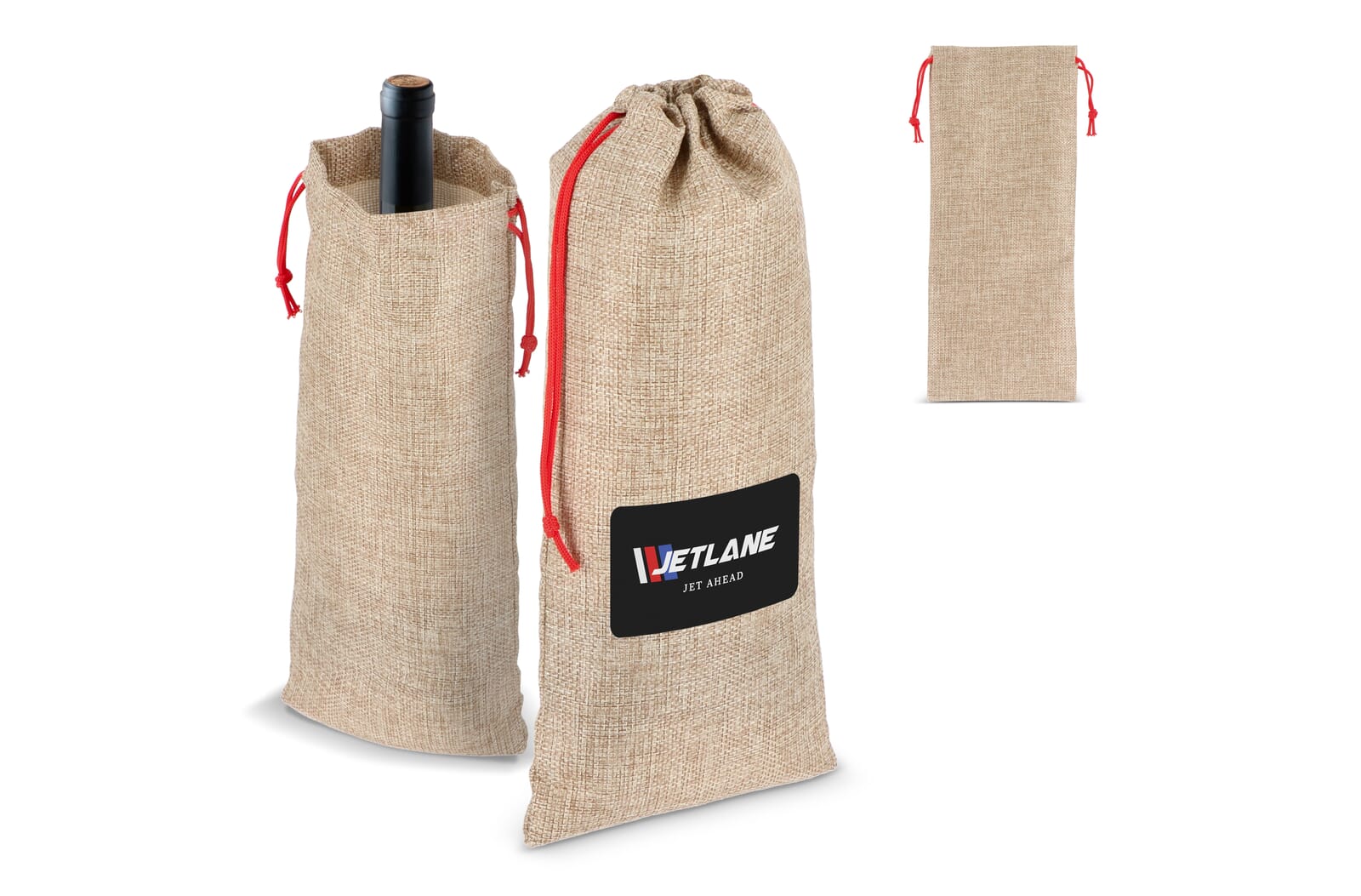 Rustic Elegance Wine Pouch - Biggleswade