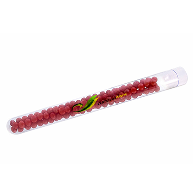 Transparent Tube containing Colored Crunchy Beads - Basingstoke