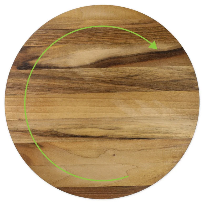 Walnut Rotating Board - Hordle