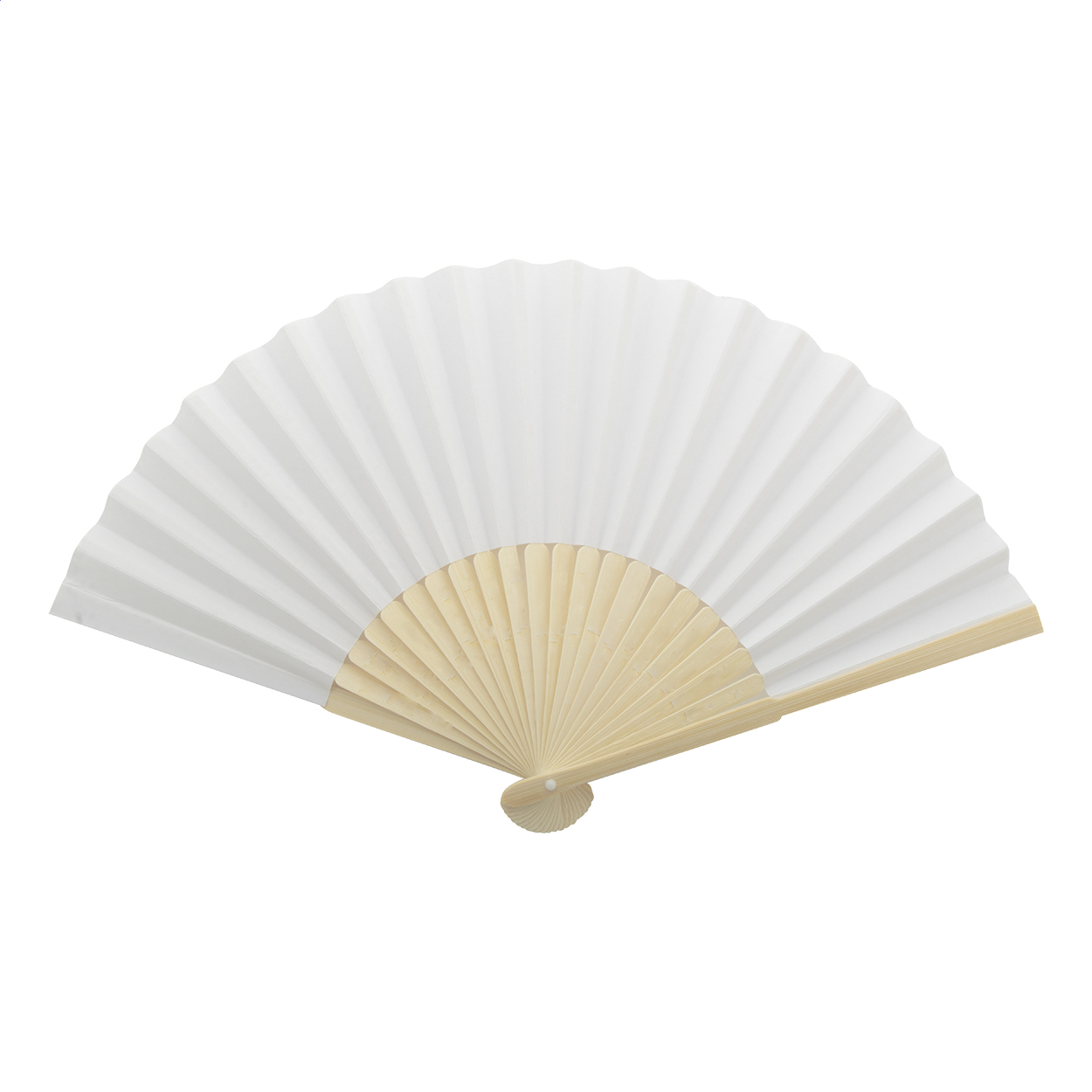 Breezy Bamboo Fan - Long Wittenham printed with logo