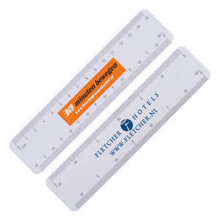 4-Skala 150mm Kunststoff Versandruler - Bad Hönningen