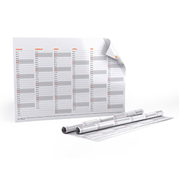 Year planners (printed on both sides) - DIN A3 (29.7 x 42 cm)