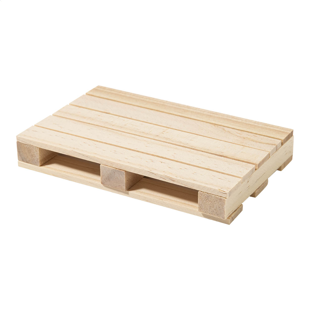 Drillet Untersetzer aus Holz in Mini-Paletten-Form mit Ihrem Logo bedrucken mit Logo